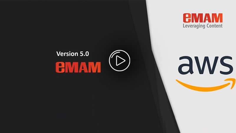 eMAM integrations with Amazon for storage, processing, transcoding, AI and Archive.
